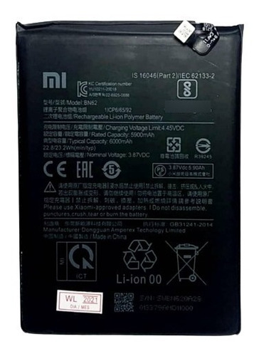 Bateria Pila Xiaomi Poco M3 Bn62 Con Garantia