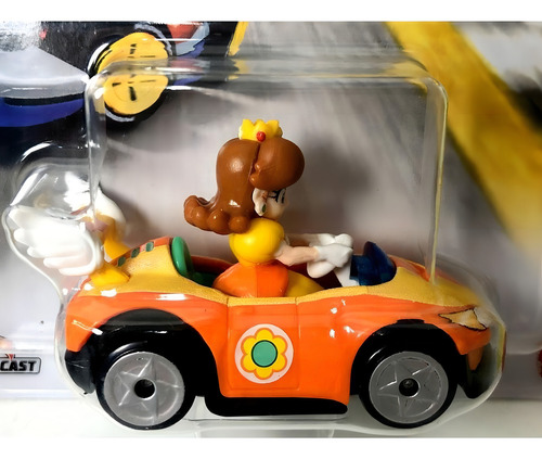 Hot Wheels 1/64 Mario Kart -princesa Daisy Grn 14