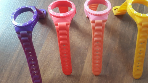 Lote De Pulseiras Antigas Para Relógio Swatch (anos 80)