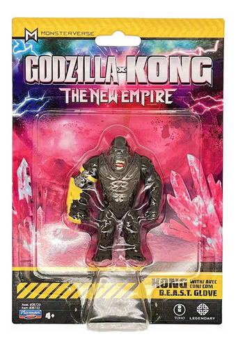 Boneco Kong 8 Cm Godzilla Vs Kong Filme Novo Império