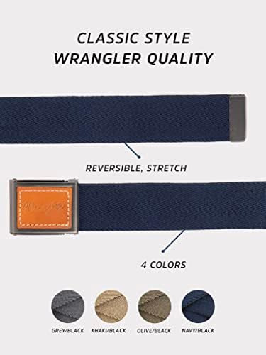Wrangler Cinturón De Vestir Para Uso Diario Informal Elástic