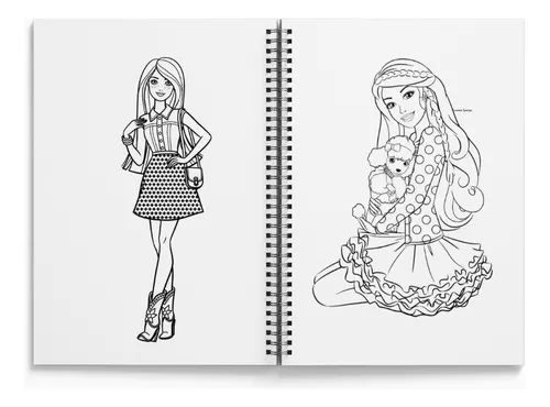 Desenhos para colorir da Barbie que podem ser impressos