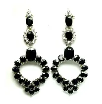 Comprar Aretes Elegantes Zafiros Y Circonias Madagascar Gema Natural Vs 53 Kts Plata 925 Chapa D Oro E0910 Ringking