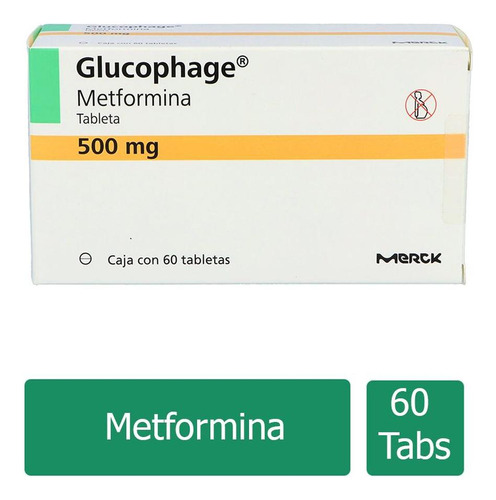 Glucophage 500 Mg Caja Con 60 Tabletas
