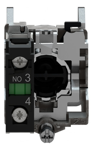 Xb4ba21 Harmony, 22mm Push Button, Black Flush, Spring Retu