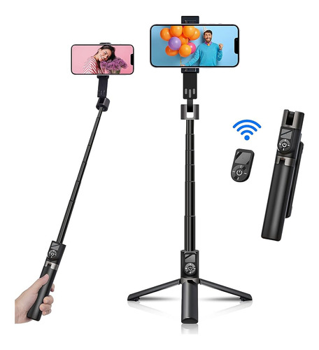 Trípode Premium Selfie Stick Con Control Remoto - Ashiner Te