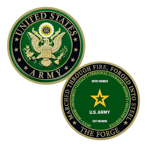 Moneda Desafío Militar Del Ejército De Eeuu, Regalo Para Sol