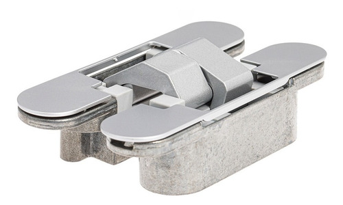 Kit 15 Peças Dobradiça Invisível Oculta 110mm Ajustes 3d