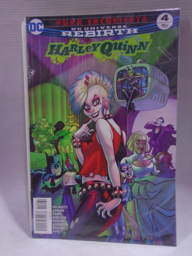 Harley Quinn Rebirth Vol.4 Dc Comic´s Televisa 2018