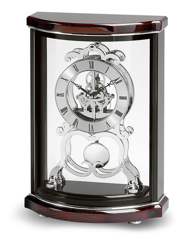 Reloj Bulova Clocks De Mesa Cedro Vintage Con Pendulo B2025 