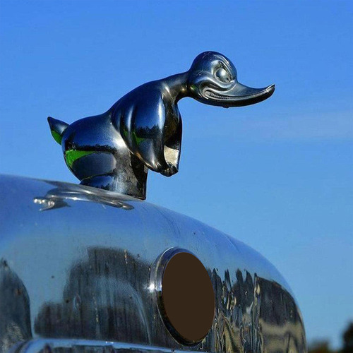 Adorno De Resina For Capó De Coche Con Forma De Pato Enojad