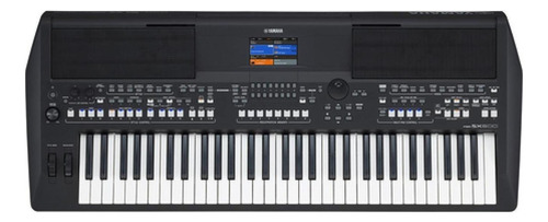 Teclado Yamaha Psrsx600 Profesional, 61 Teclas, 850 Voces Color Negro