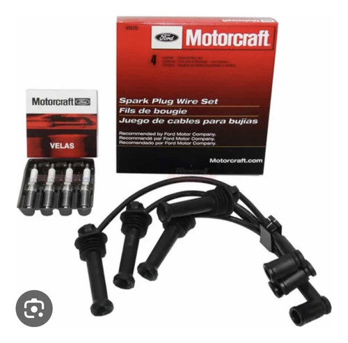 Juego Bujias Y Cables Motorcraft  Motor Sigma 1.6 2013/2018