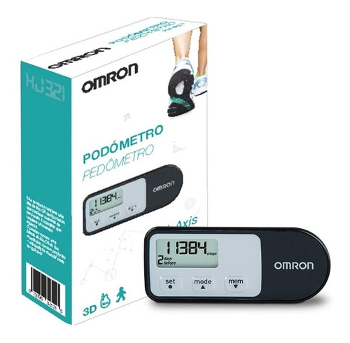 Podometro Digital Tri-axis Pasos Distancia Gtia Omron Hj-321