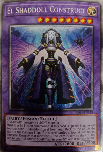 Yugioh! El Shaddoll Construct (alt) Ra04-en229 1st Platinum