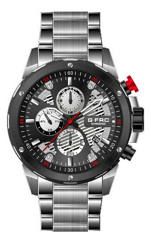 Reloj G-force Original H3678g Cronografo Plateado + Estuche