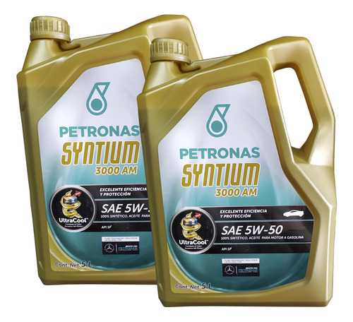 Aceite Sintetico Petronas Syntium 3000 Am 5w-50 10l