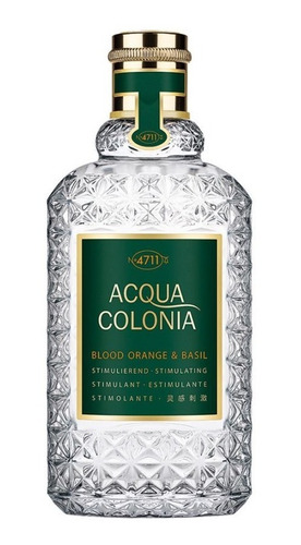 Colonia 4711 Acqua Colonia Blood Orange & Basil Edc 170ml