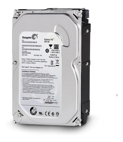 Hd Pc 500gb 7200rpm Pipeline Seagate