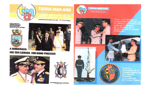 Revistas Tierra Mar Aire Fuerzas Armadas Nacionales Venezuel
