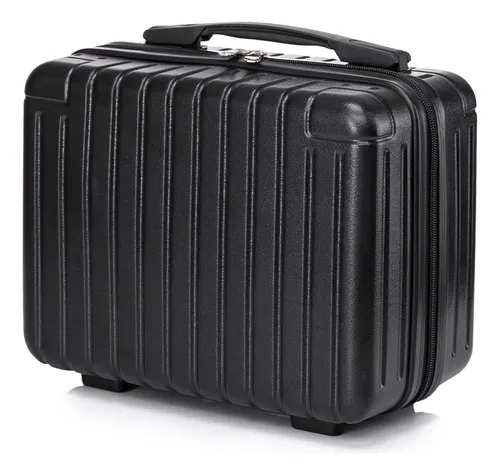 Frasqueiras De Viagem Necessaire Abs Rígido Maleta De Mão 93 Preto G-35cm