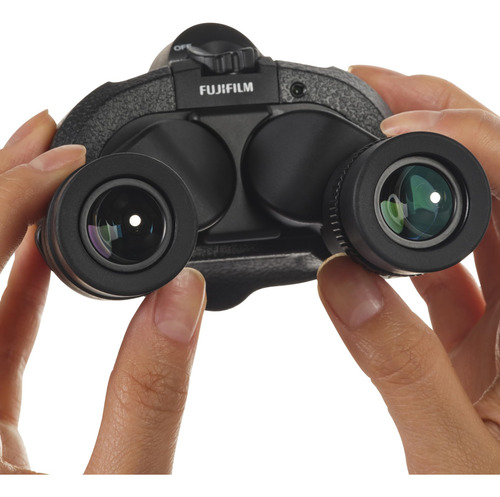 Binóculos Fujinon Fujifilm Techno-stabi Ts 12x28wp Com Stabi