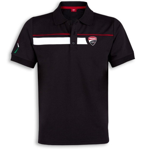 Camiseta Polo Ducati Corse Speed Negro