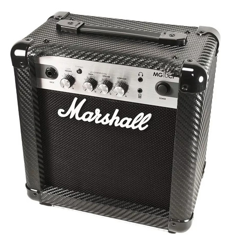 Amplificador Marshall Mg10cf Carbon Fibre Guitarra 10 Watts Negro