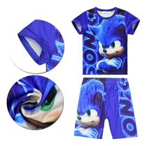 Comprar Conjuntos De Ropa Infantil Sonic T-shirt Bos Kids Pants;