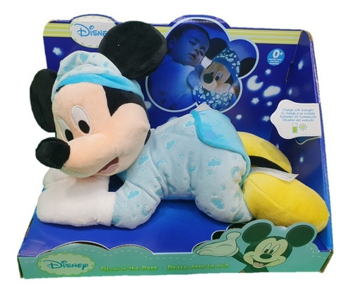 Peluche Mickey Mouse Dormilón Para Bebes - Brilla Oscuridad