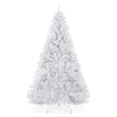 Árbol Navidad Artificial Blanco 7.5ft Premium