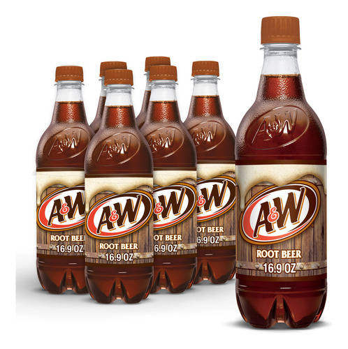 Root Beer Refresco Botella De Plástico 12 Pzas