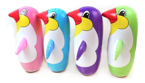 Pingüino Inflable De Dibujos Animados For Bebés