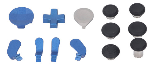 Juego De Palancas Blue Controller De Acero Inoxidable Y Goma