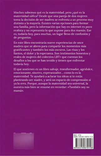 También Soy Su Mamá: Experiencias De Madres Lbt+, De Varios Autores., Vol. 1. Editorial Les Editorial, Tapa Blanda, Edición 1 En Español, 2024