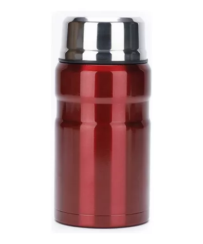 Termo Comida 400ml Rosado Cuchara Acero Inox Simplit— Melollevo