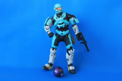 Spartan Hazop Cyan Halo Reach Mcfarlane Toys (Usado)
