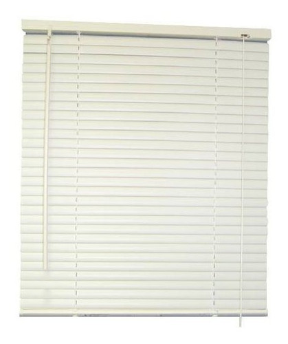 Designer Touch  Vinilo Mini Persiana Color Blanco 30 X 72 