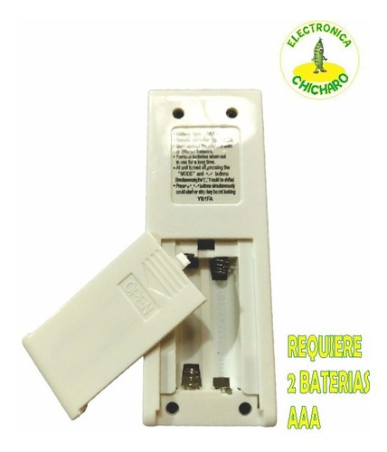 Control Minisplit Compatible Mirage Absolut Gre Japando York