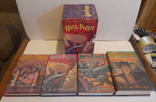Harry Potter Coleccion De Primeros 4 Libros Primer Edicion (Usado)