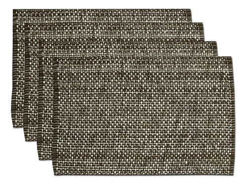 Mantel Individual 100% Algodón Paquete De 4 Chocolate