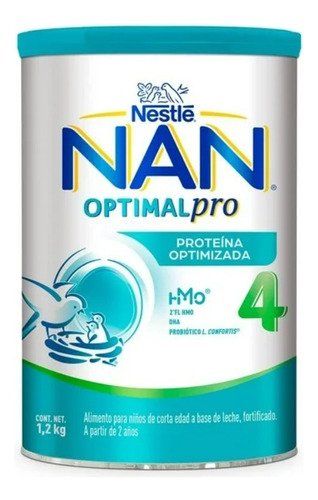 Nestlé Nan Optipro 4 En Polvo 1.2 Kg Sin Sabor