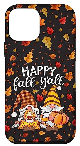 Funda Para iPhone 12 Mini Cute Gnomes With Pumpkin Spice -02