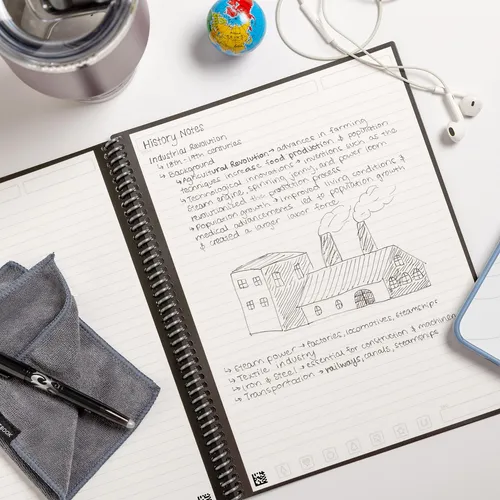 Cuaderno Reutilizable Inteligente Rocketbook Forrado