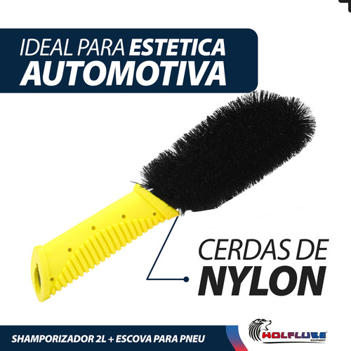 Pulverizador Snow Foam Canhão Espuma Shampoozeira + Escova