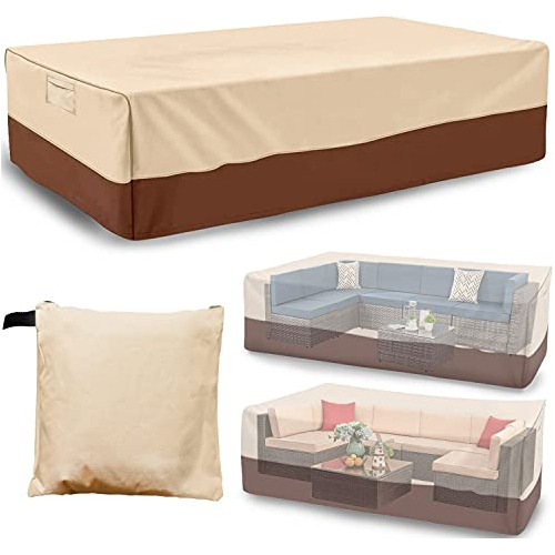 Funda Muebles De Patio 600d Impermeable Grande Resisten...