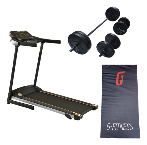 Cinta Caminadora Discos 30kg Mancuerna Colchoneta Gfitness