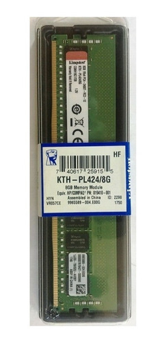 Imagem 3 de 3 de Memoria 8gb Ecc Rdimm Ddr4 Hp Proliant Ml110 Ml150 Ml350 G9