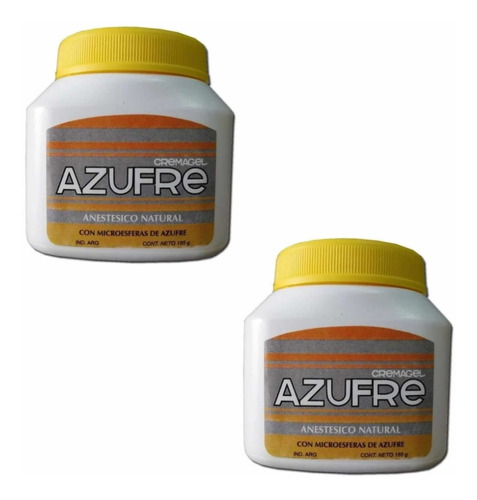 Azufre Crema Gel 185gr AnaLGésico