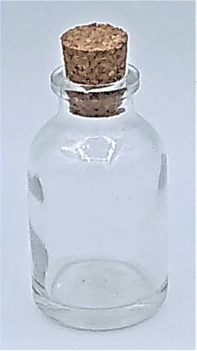 10 Frasco Vidro Garrafinha 24ml C/ Rolha Penicilina